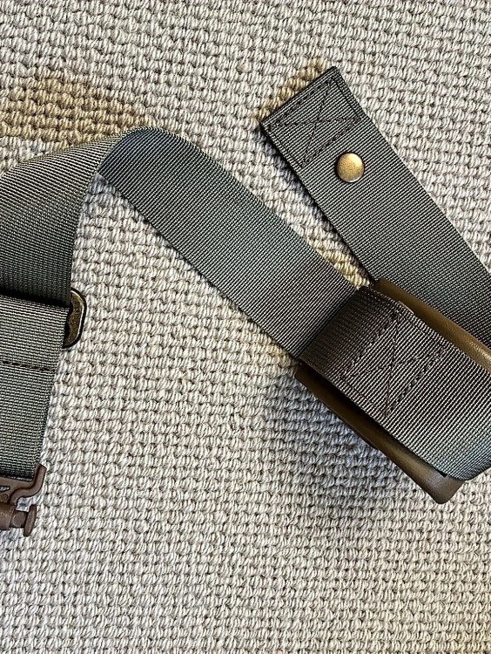 HARTMANN Adjustable Add A Bag Khaki Green Strap